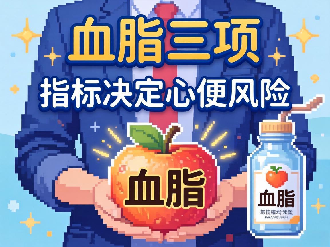 血脂三项指标决定心梗风险