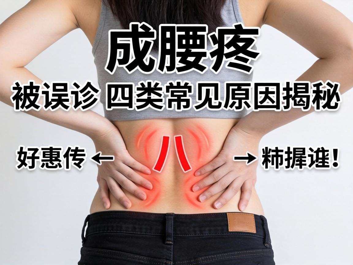 八成腰疼被误诊，四类常见原因揭秘