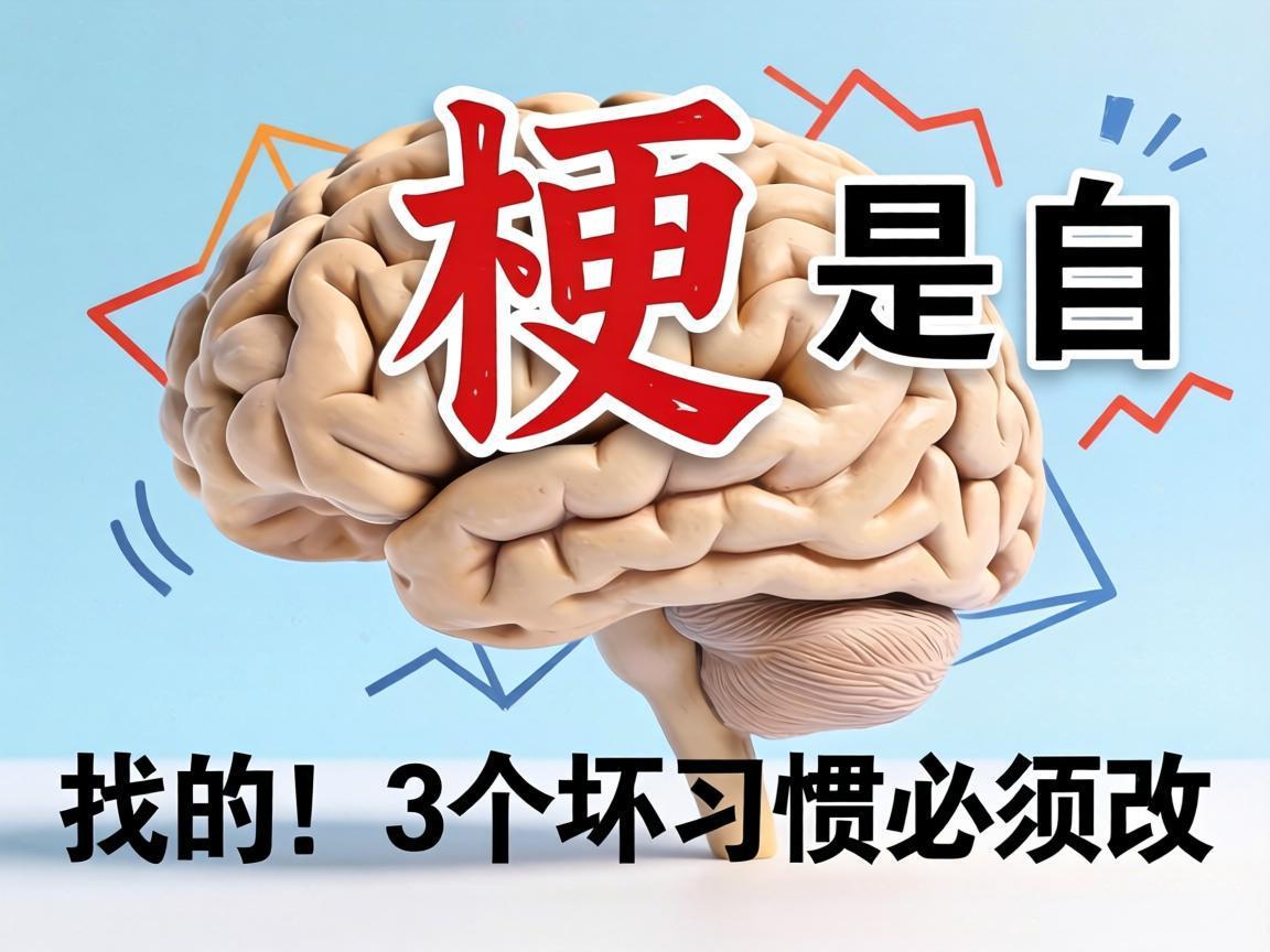 脑梗是自找的！3个坏习惯必须改