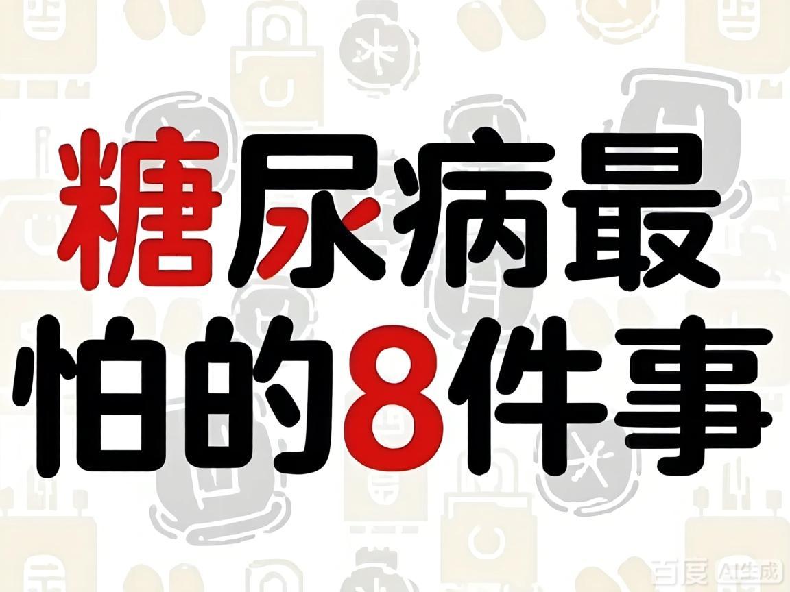 糖尿病最怕的8件事