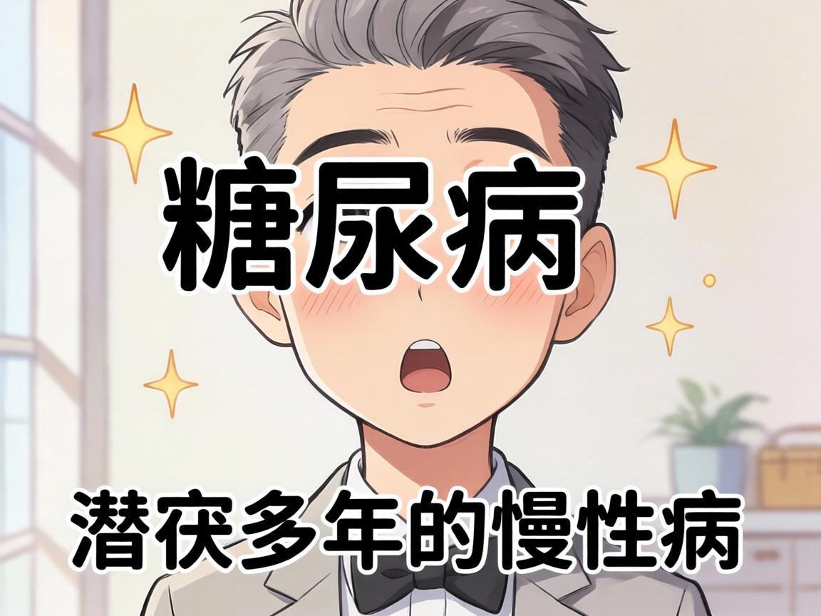 糖尿病是潜伏多年的慢性病