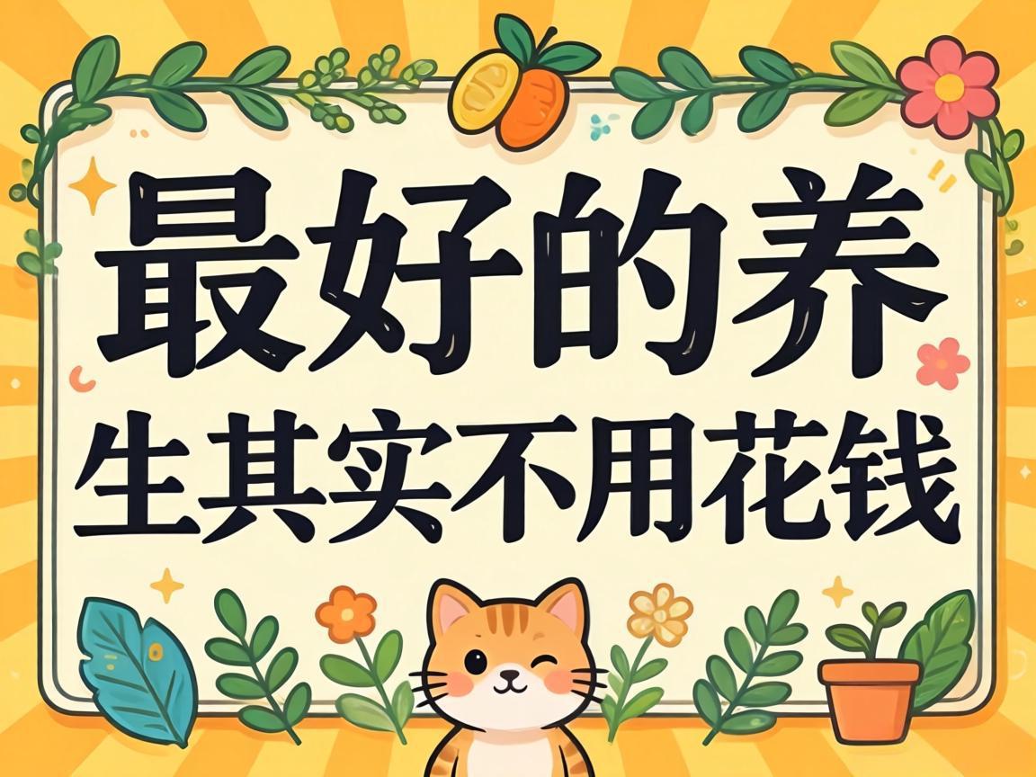 最好的养生其实不用花钱