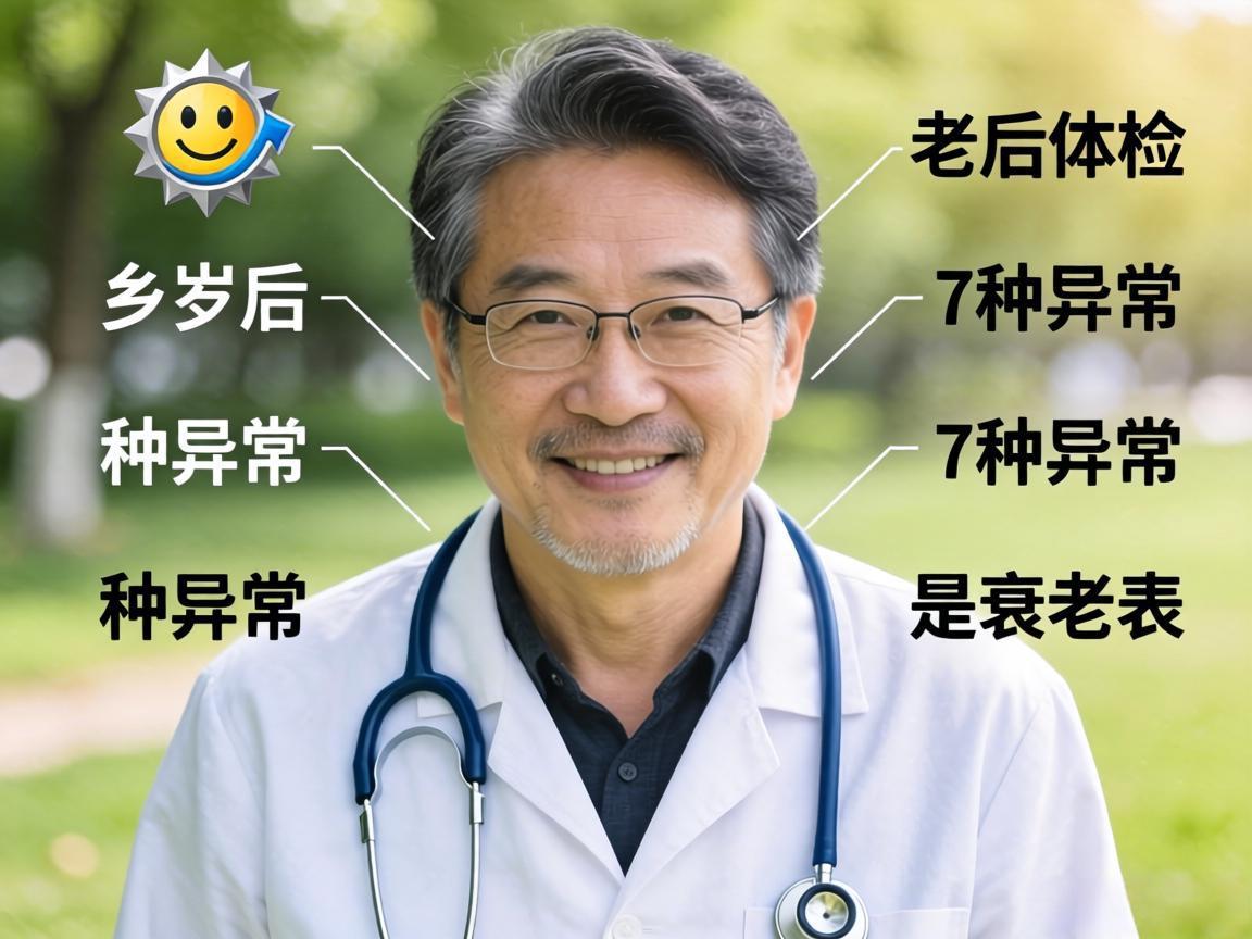 50岁后体检7种异常是衰老表现