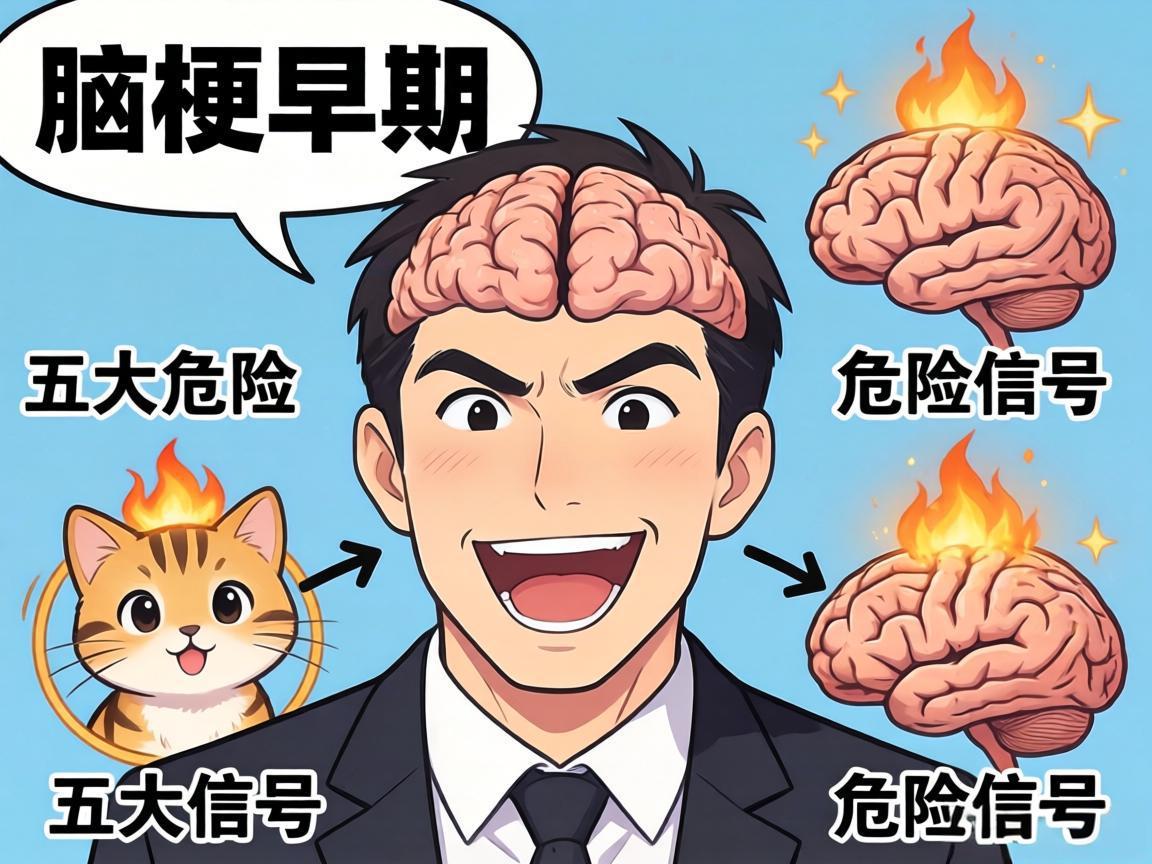 脑梗早期五大危险信号