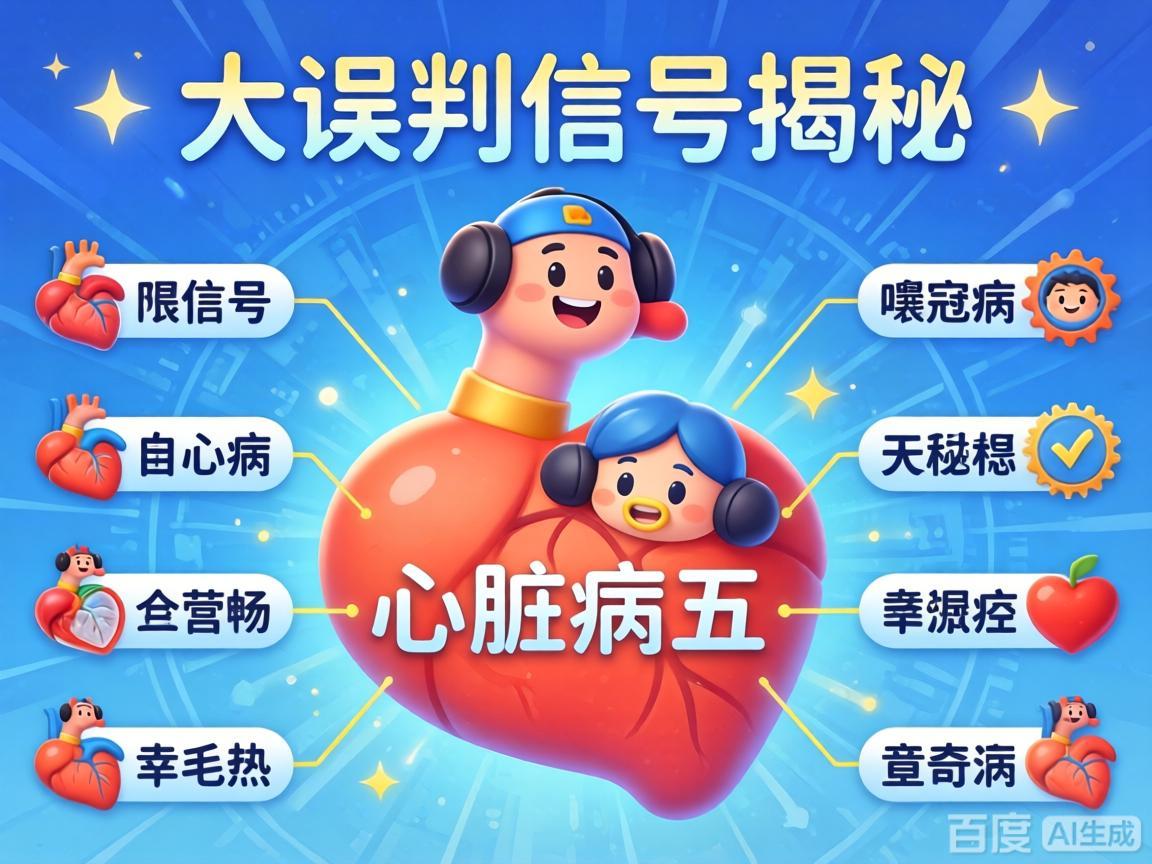 冠心病五大误判信号揭秘