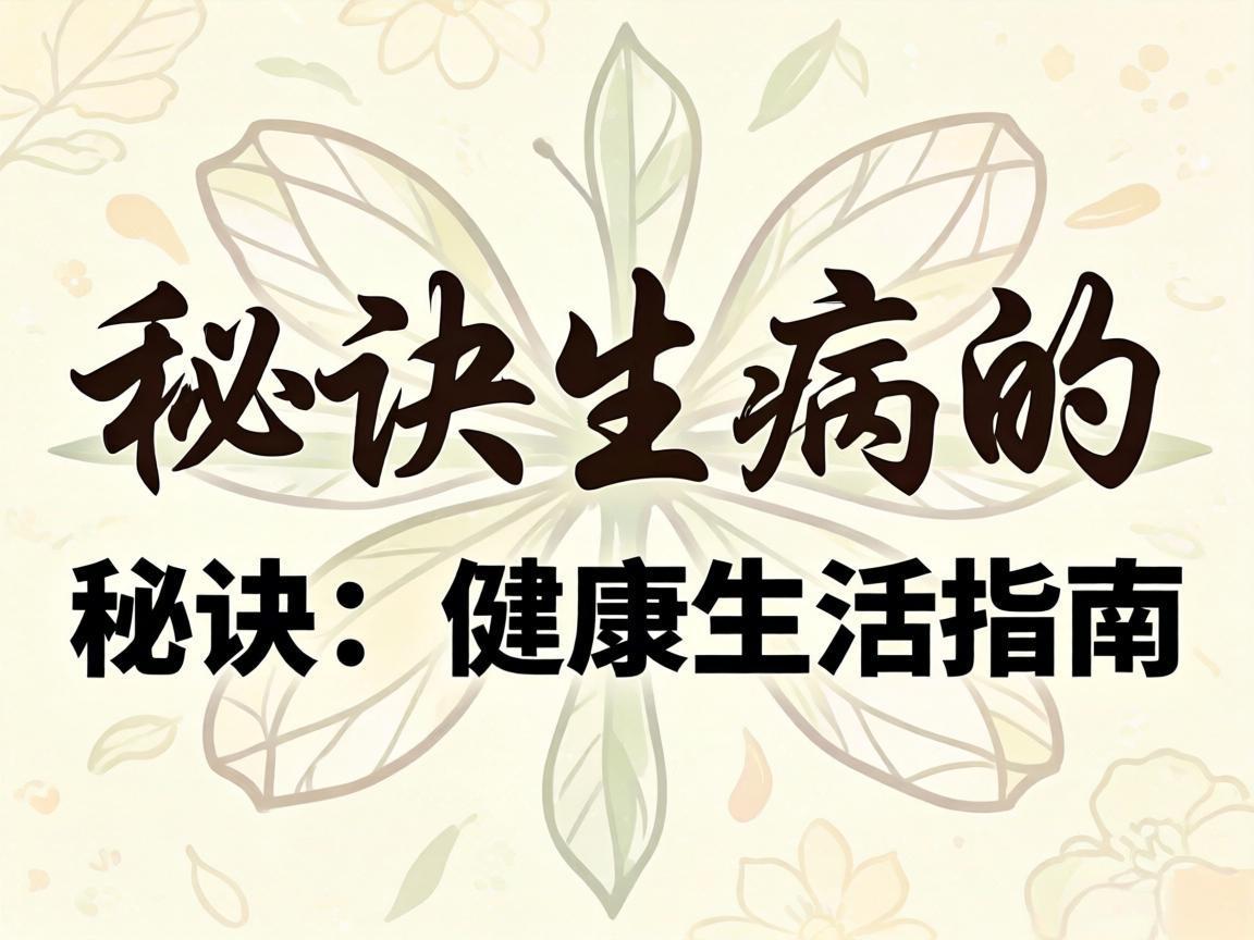 少生病的秘诀：健康生活指南