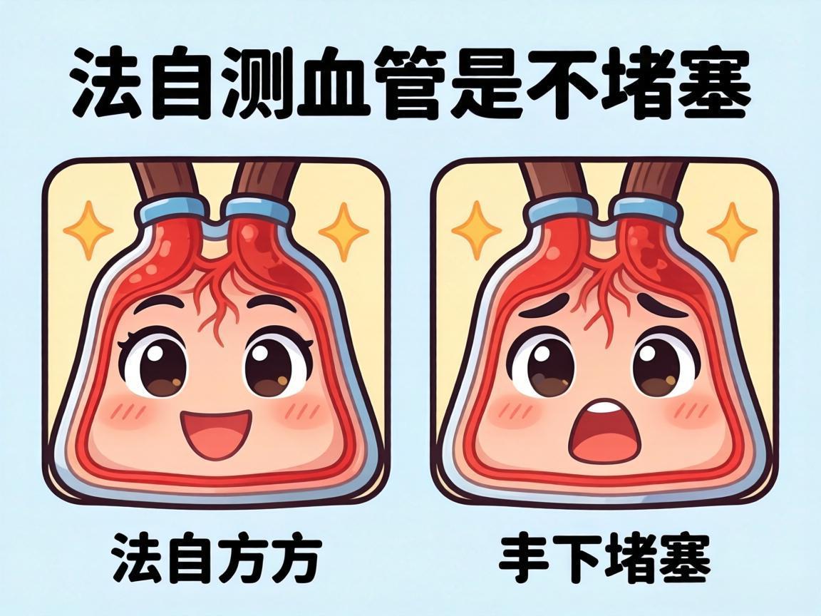两个小方法自测血管是否堵塞