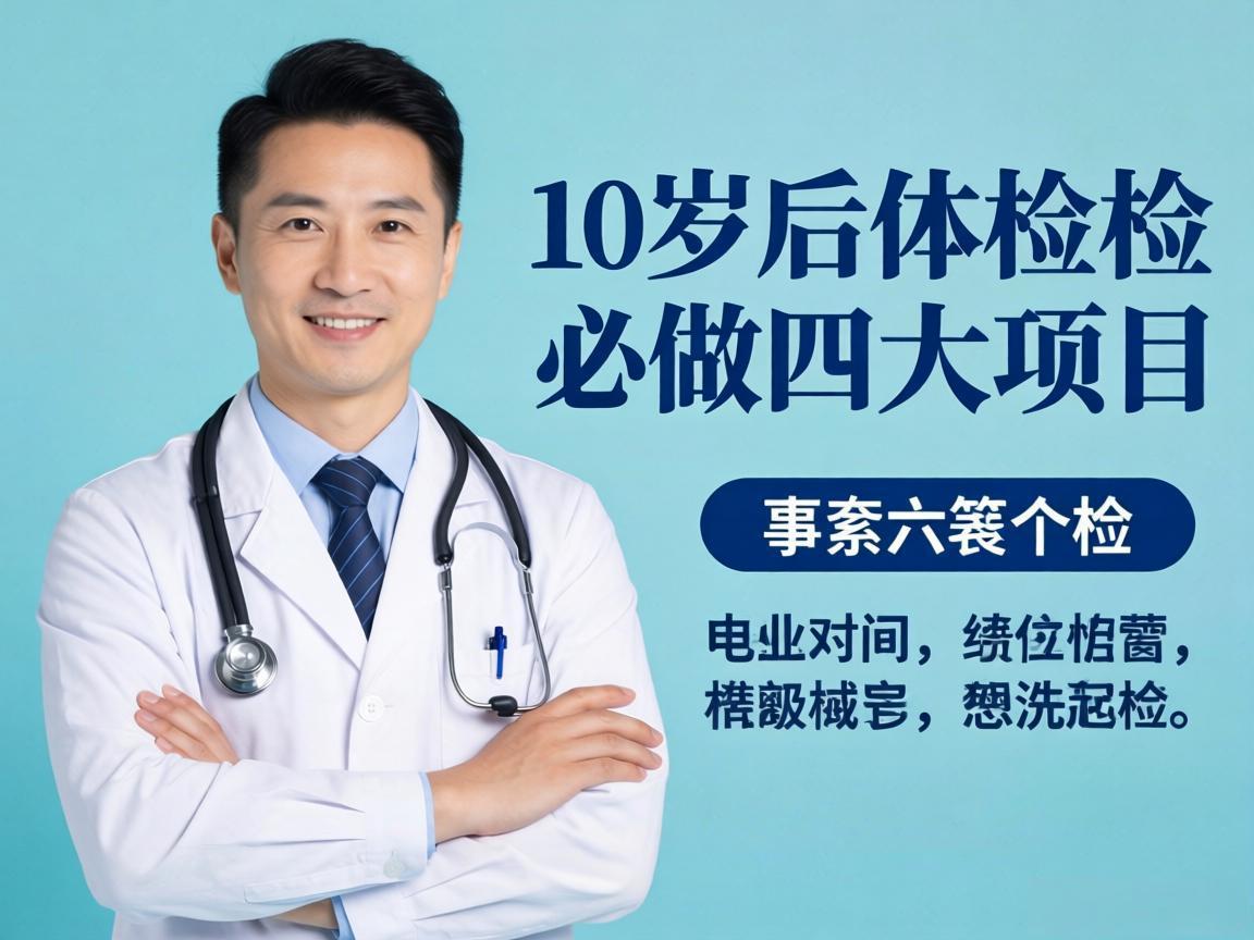40岁后体检必做四大项目