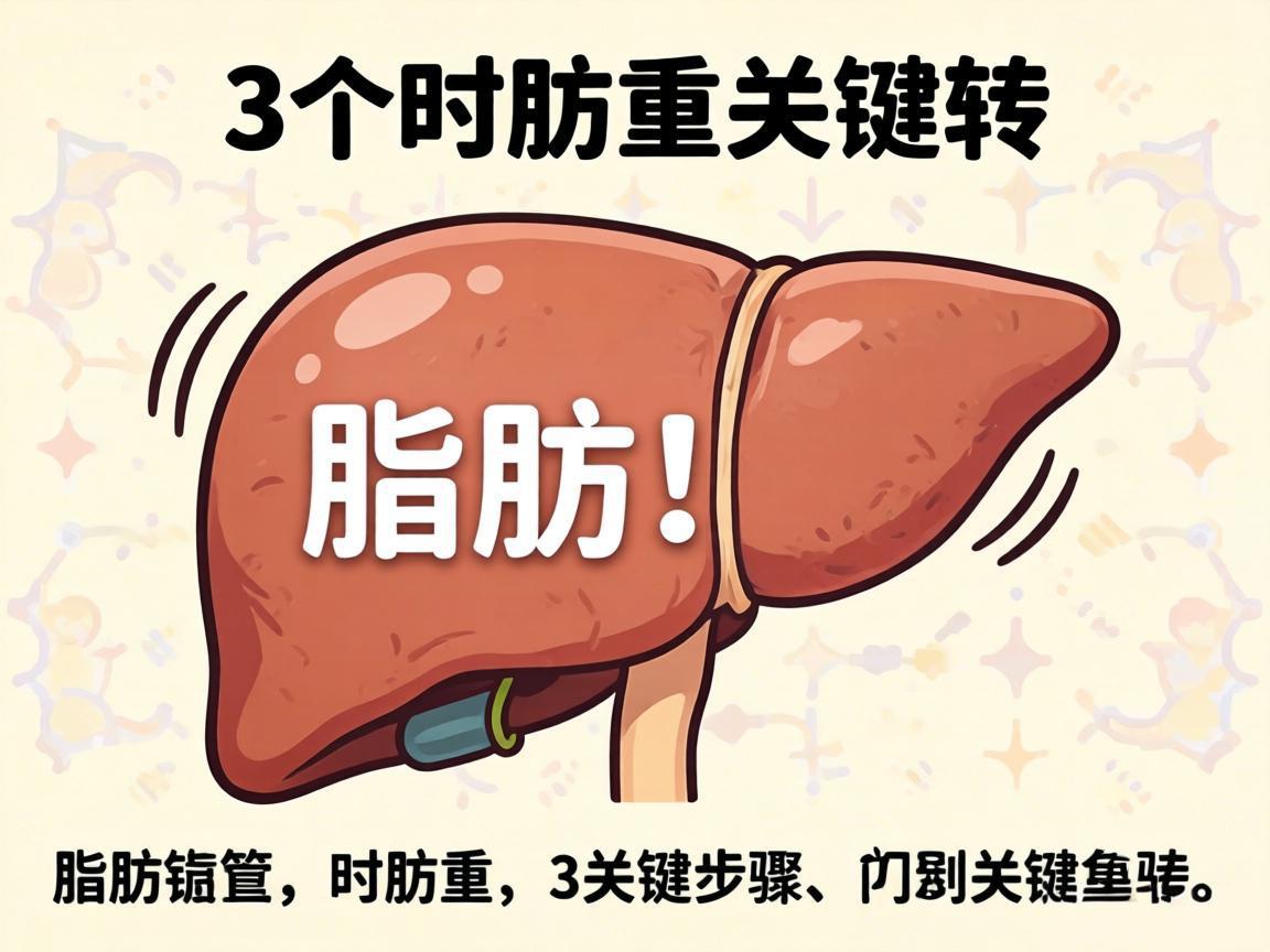 逆转脂肪肝的3个关键步骤