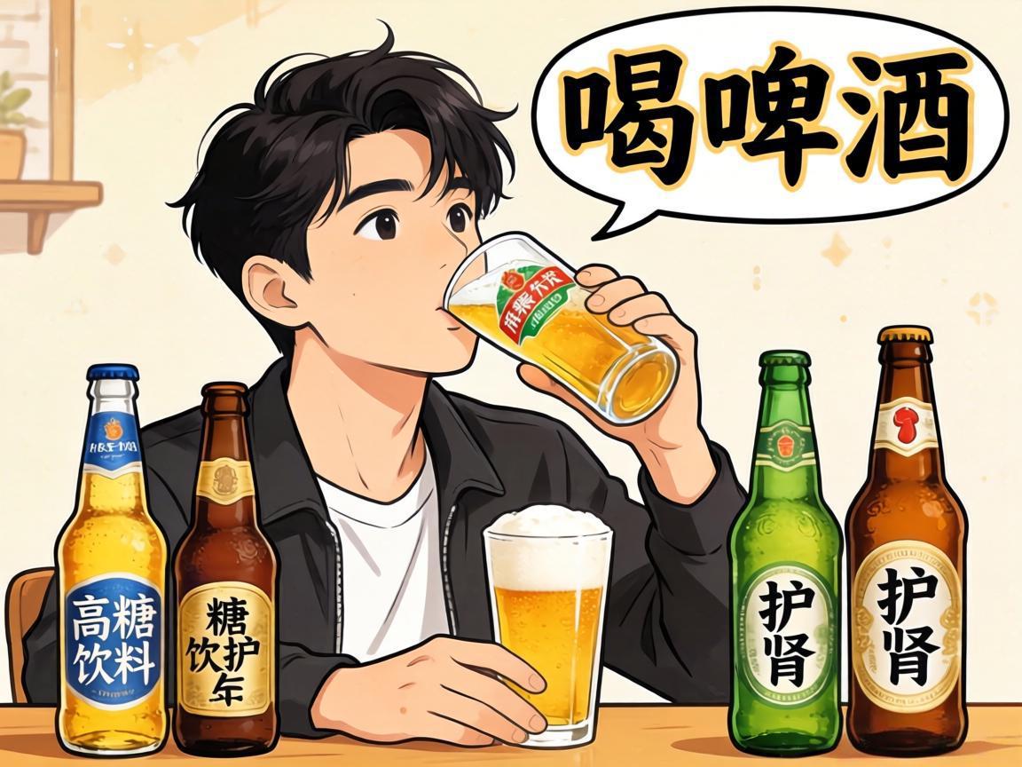 少喝啤酒和高糖饮料护肾