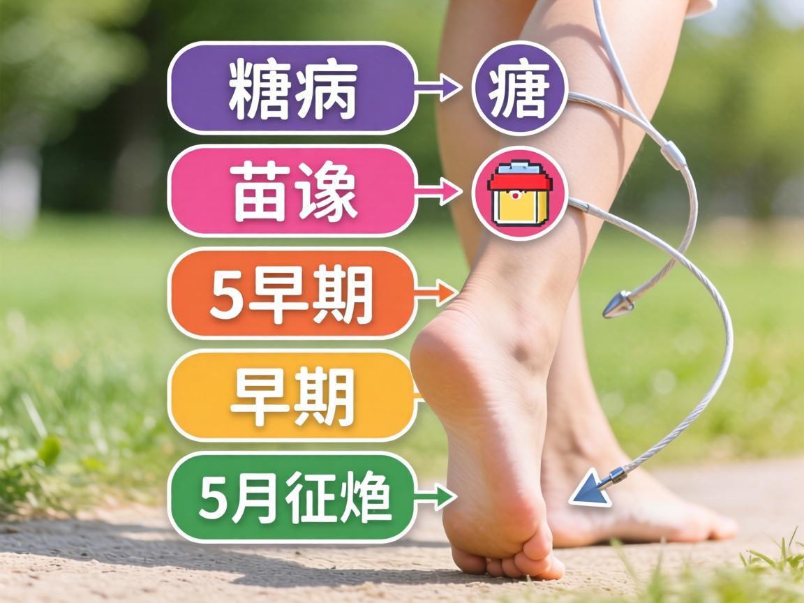 糖尿病足5个早期征兆