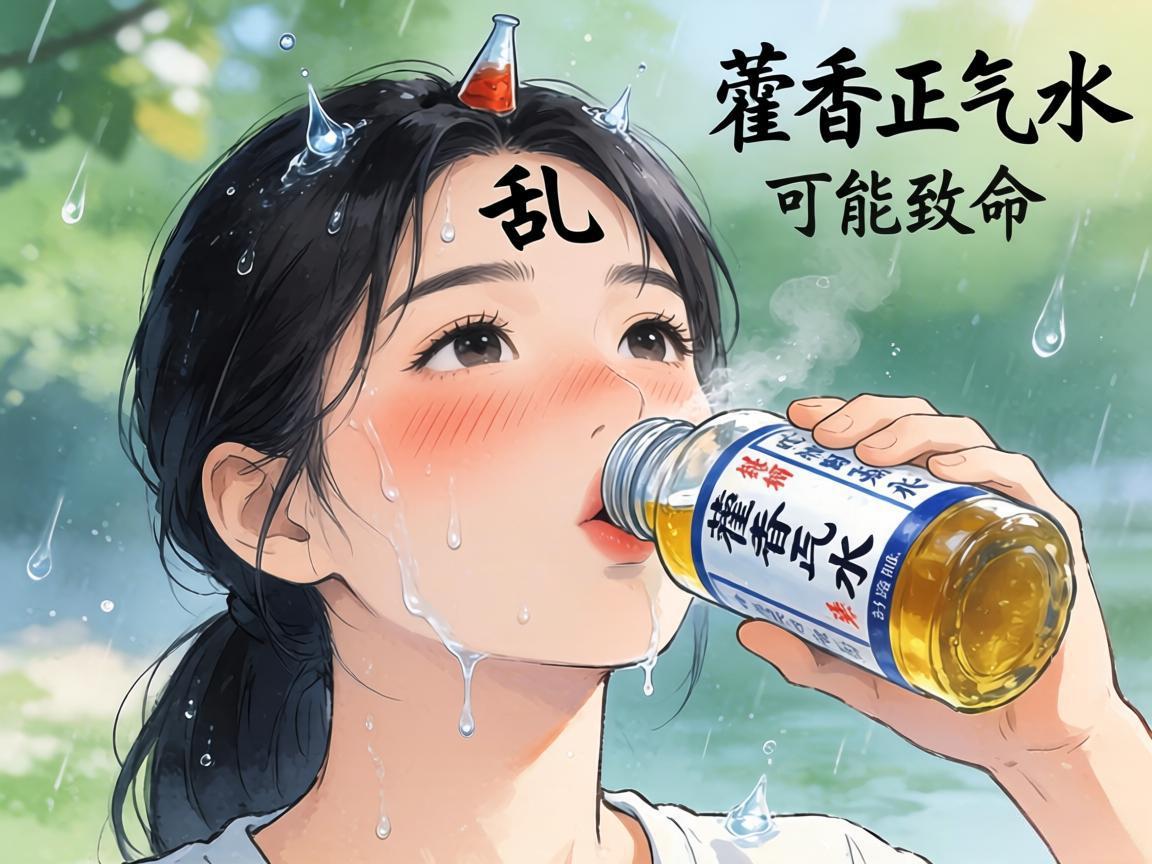 中暑乱喝藿香正气水可能致命