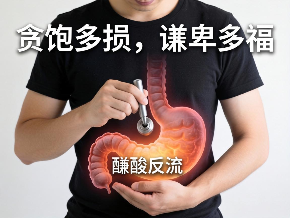 胃酸反流：贪饱多损，谦卑多福