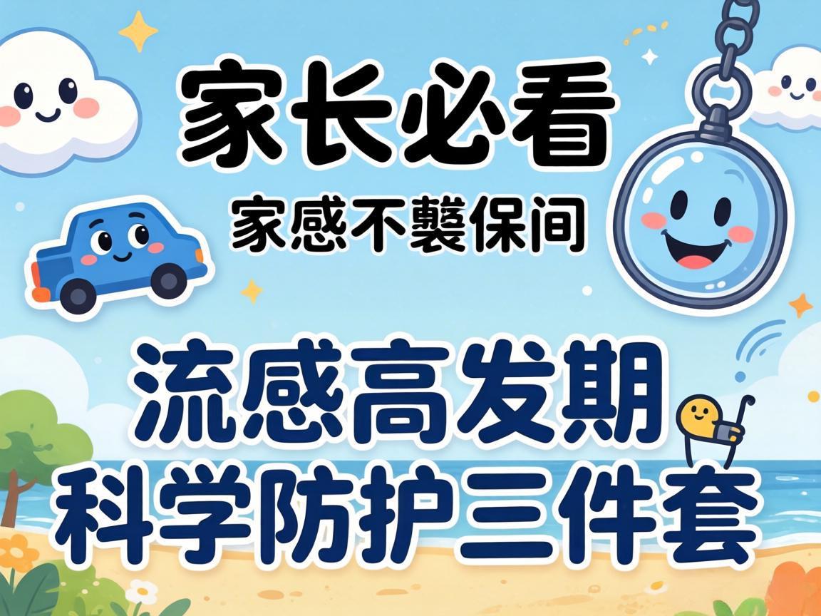 家长必看：流感高发期科学防护三件套