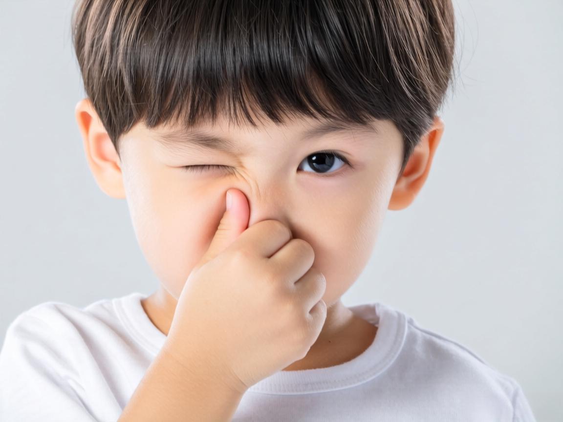 孩子频繁揉鼻眨眼或是过敏警报