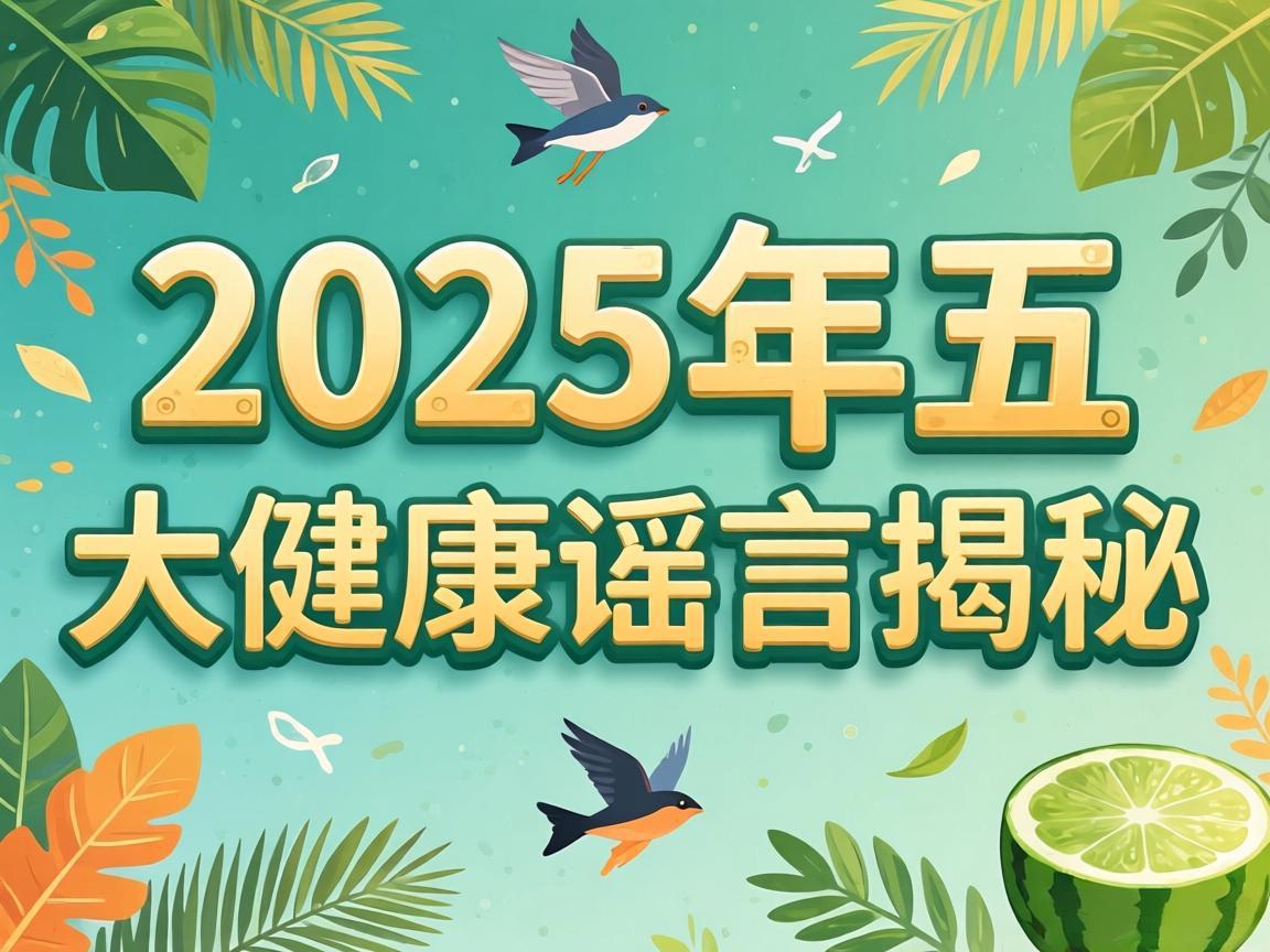 2025年五大健康谣言揭秘