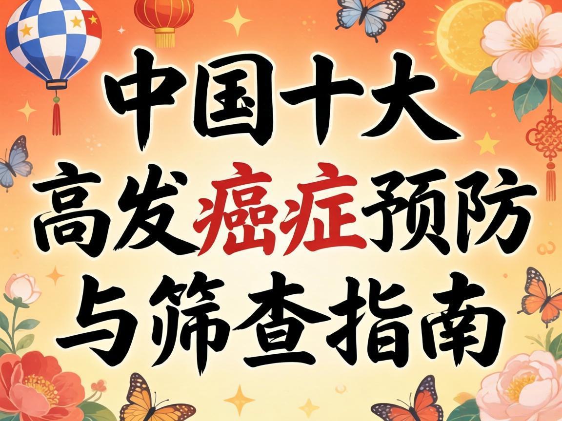 我国十大高发癌症预防与筛查指南