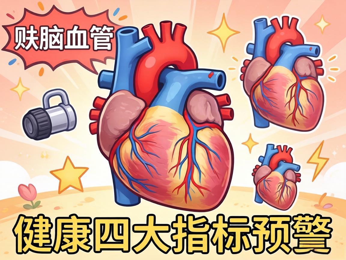 心脑血管健康四大指标预警