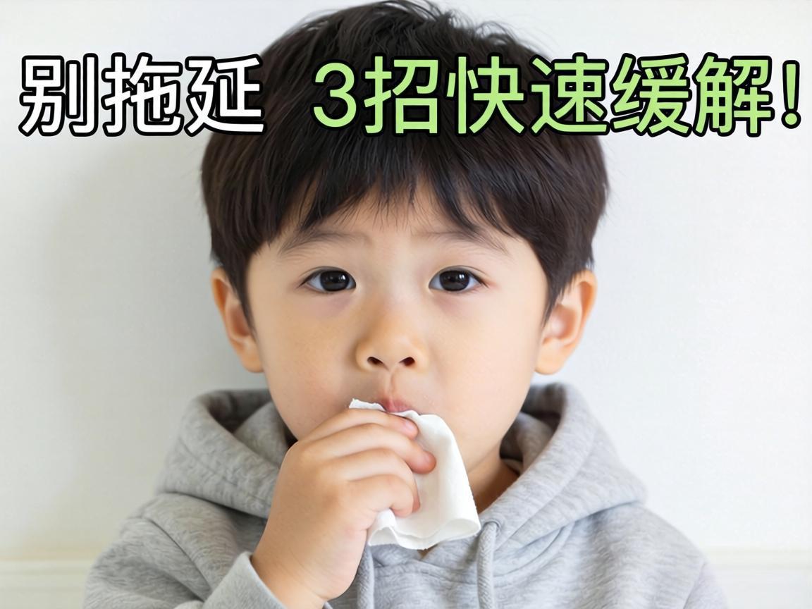 孩子感冒别拖延，3招快速缓解