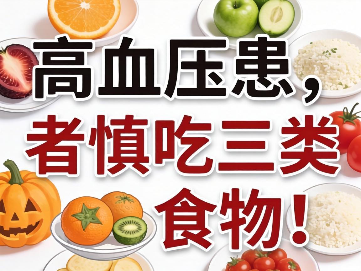 高血压患者慎吃三类食物
