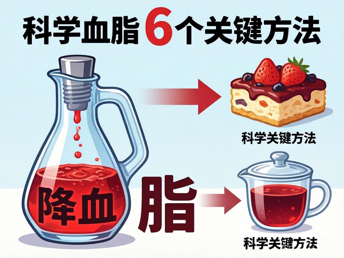 科学降血脂的6个关键方法