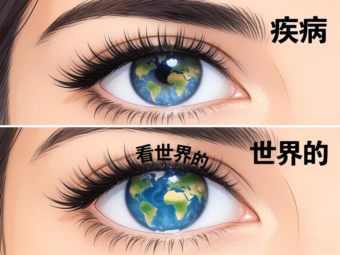 不同眼部疾病看世界的差异