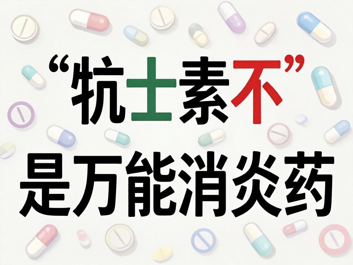 抗生素不是万能消炎药