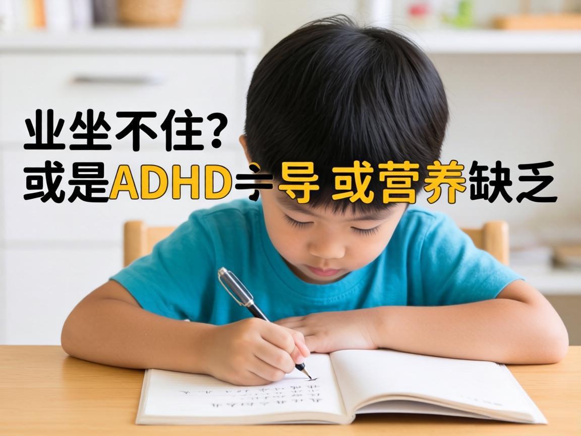 孩子写作业坐不住？或是ADHD或营养缺乏