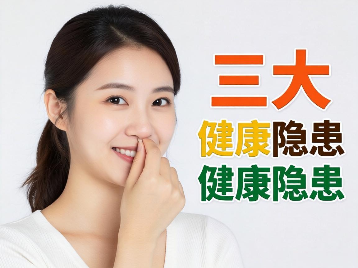 挖鼻孔的三大健康隐患