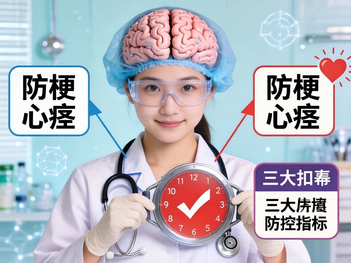 脑梗心梗的三大防控指标