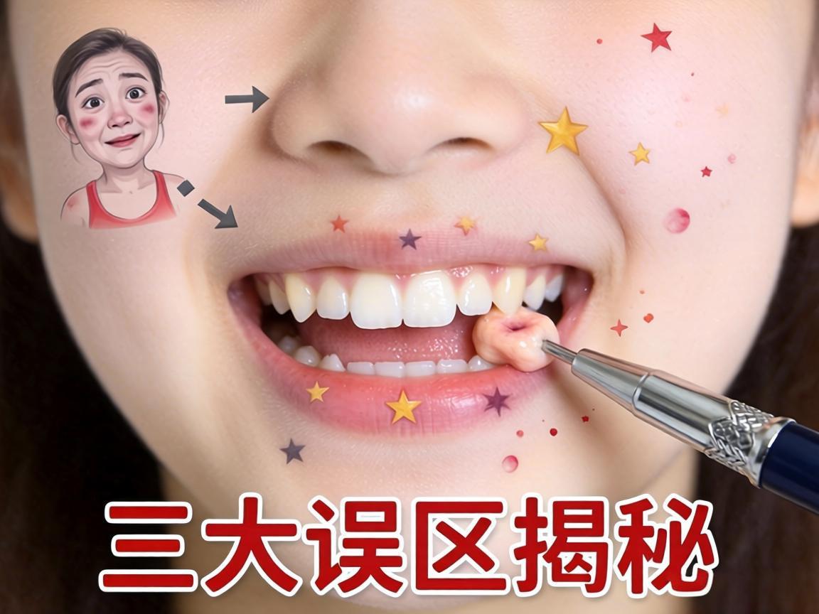 口腔溃疡三大误区揭秘