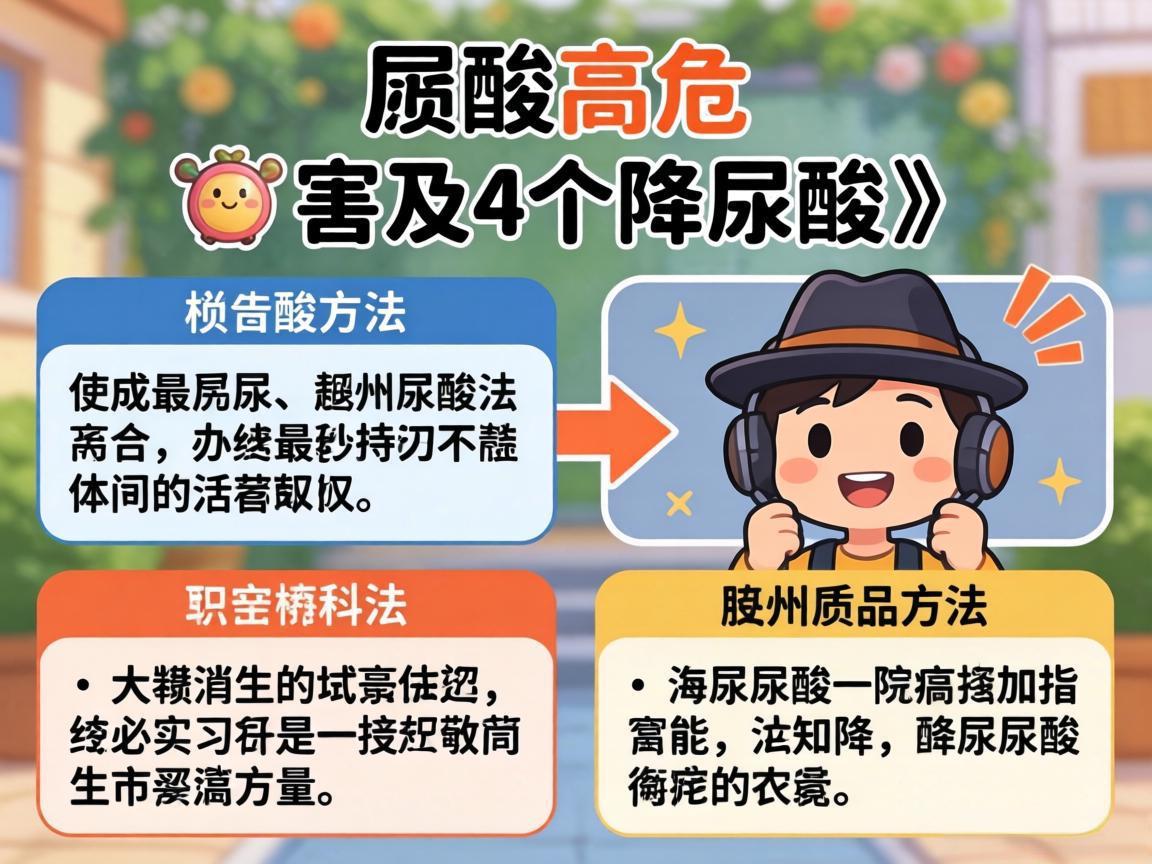 尿酸高危害及4个降尿酸方法
