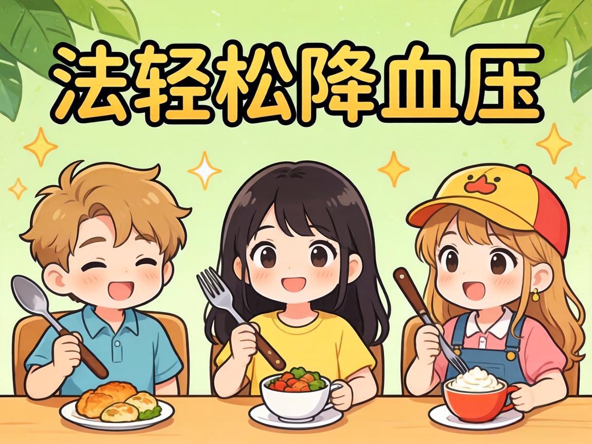 三种饮食法轻松降血压