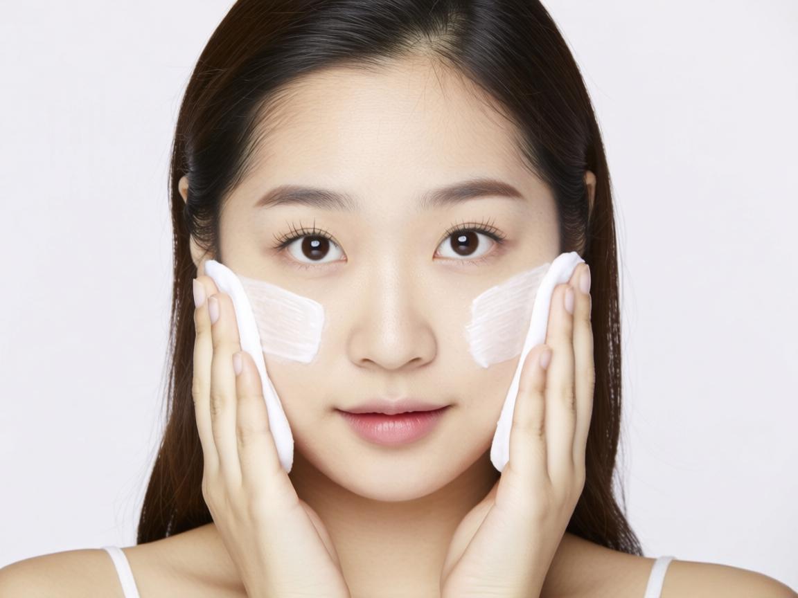 正确洗脸方法：温水清洁全脸