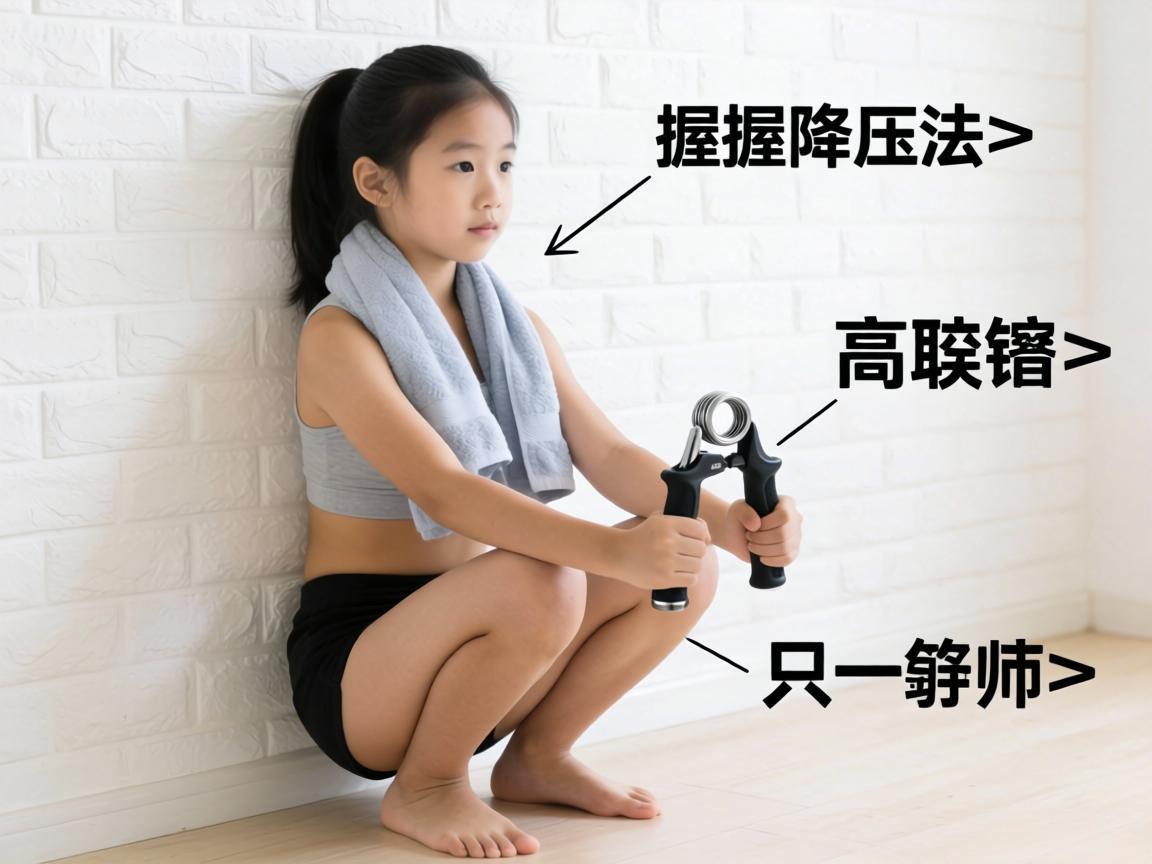 靠墙静蹲和毛巾握力降压法