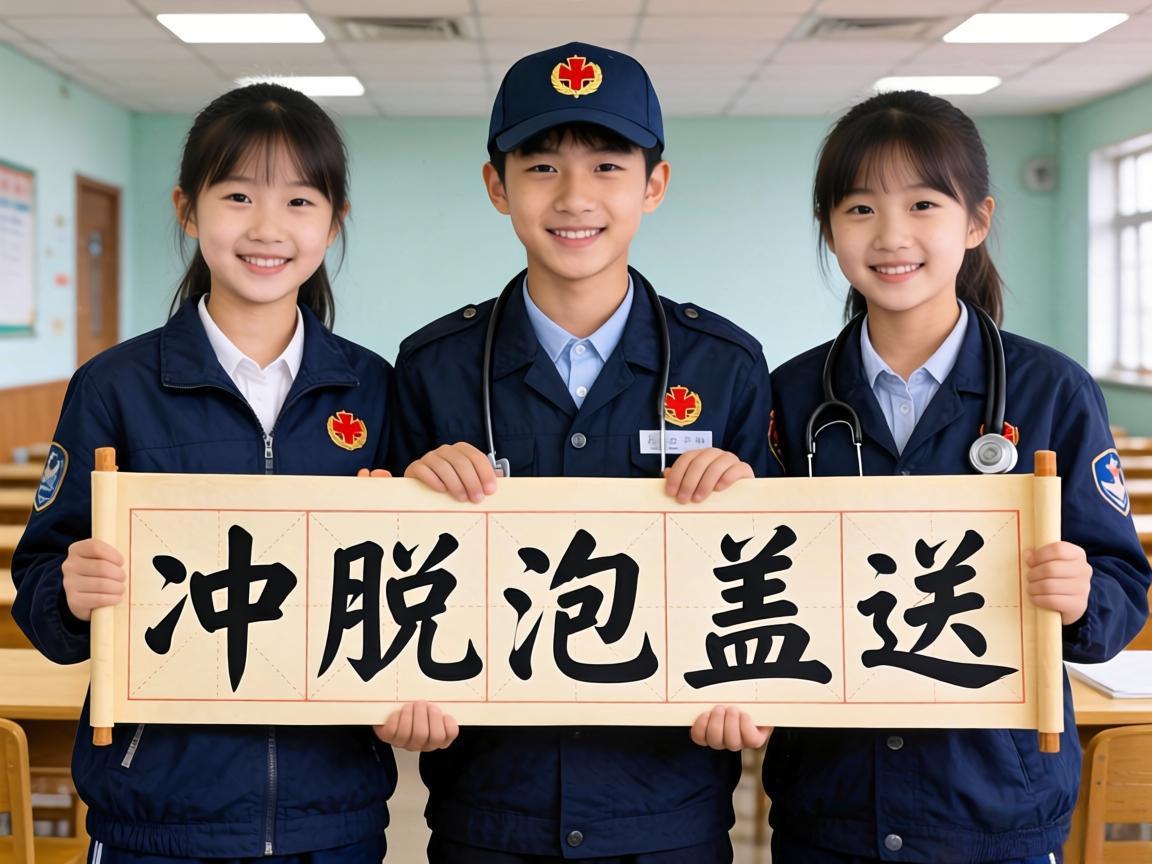 烫伤急救口诀：冲脱泡盖送