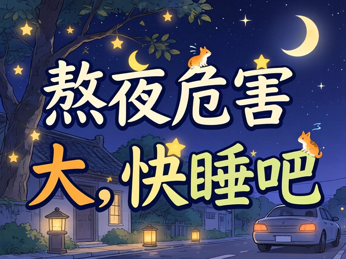 熬夜危害大，快睡吧