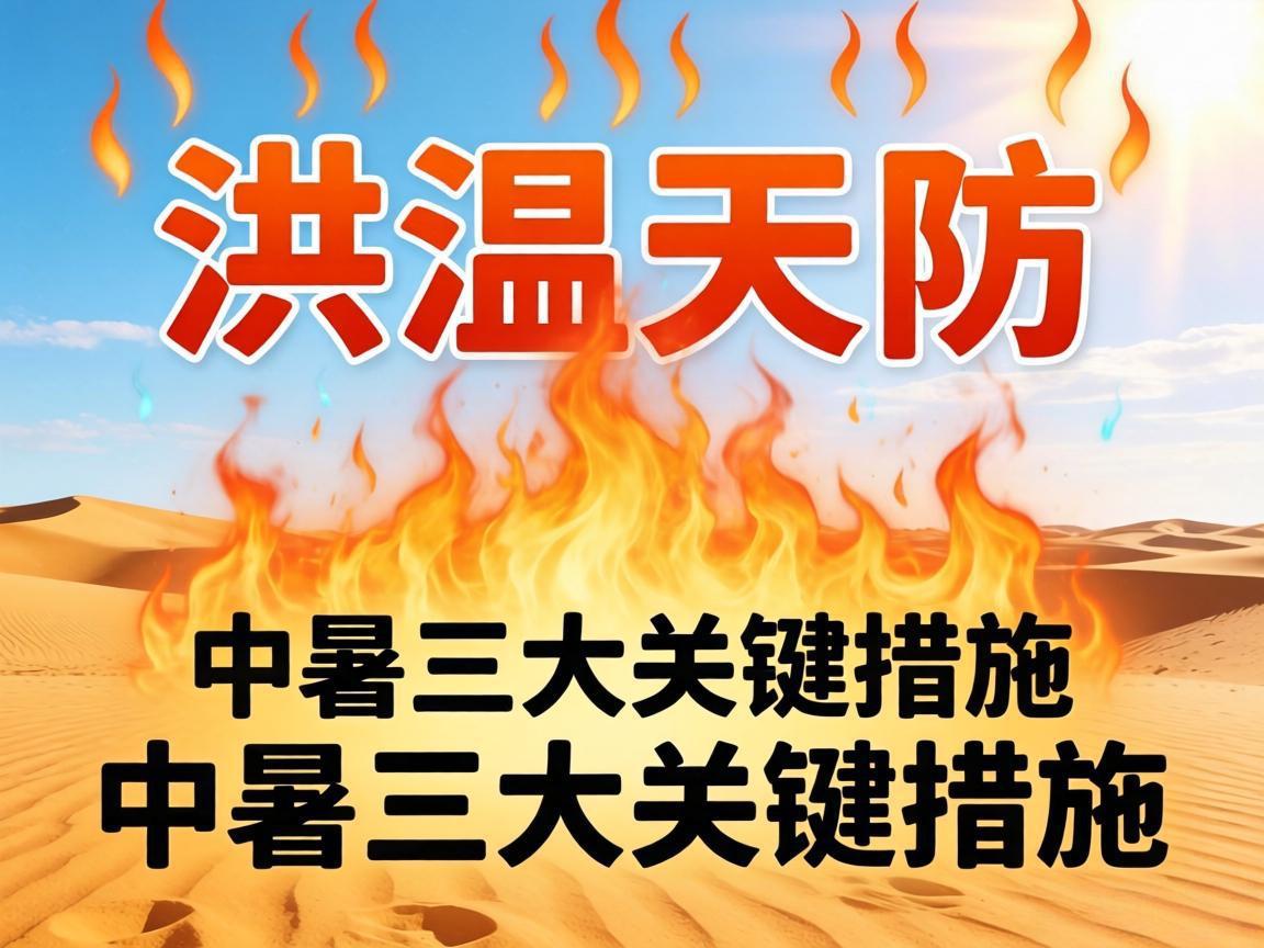 高温天防中暑三大关键措施