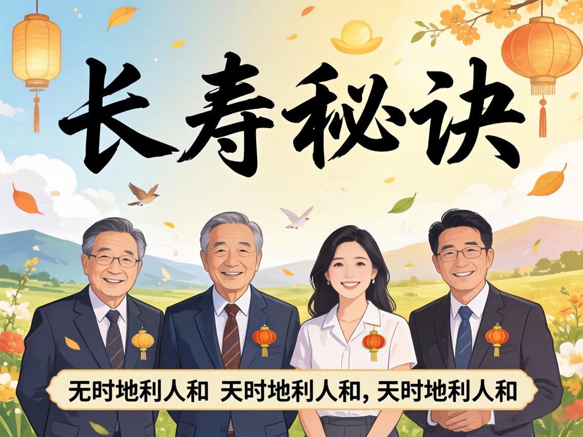 长寿秘诀：天时地利人和