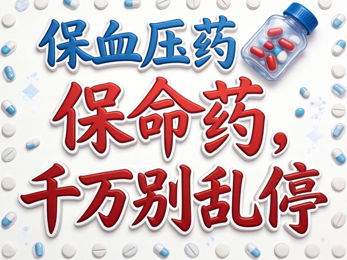 降压药是保命药，千万别乱停