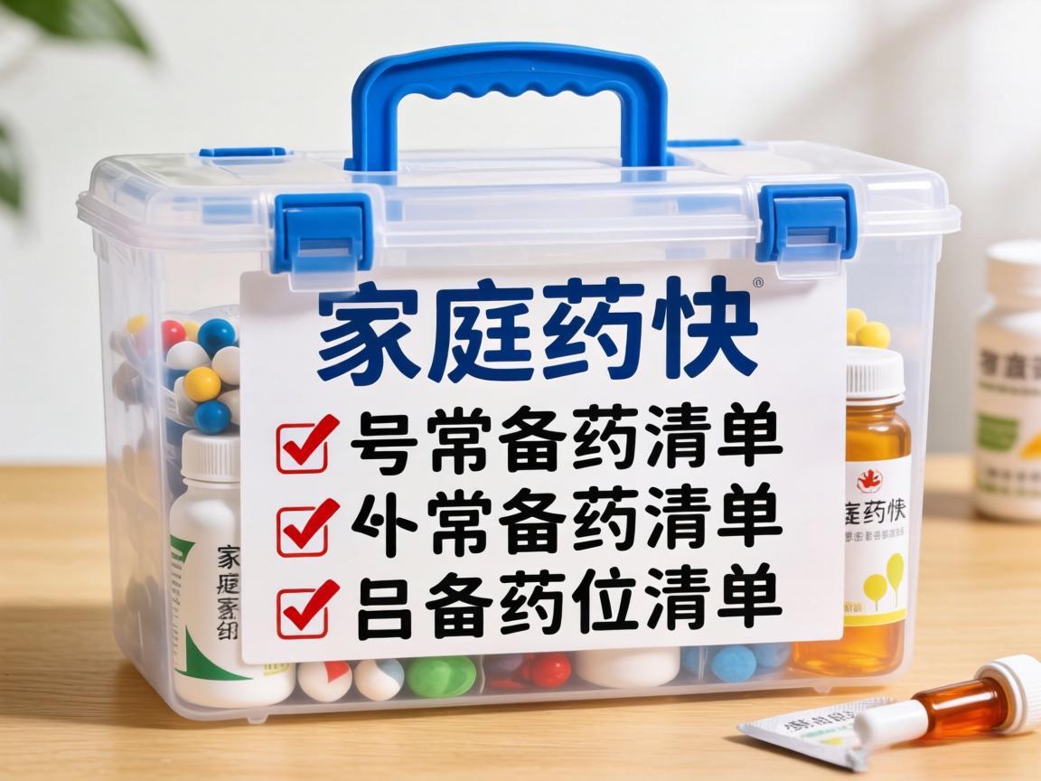 家庭药箱常备药清单