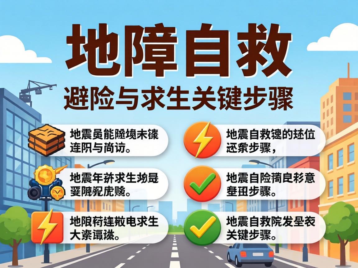 地震自救指南：避险与求生关键步骤