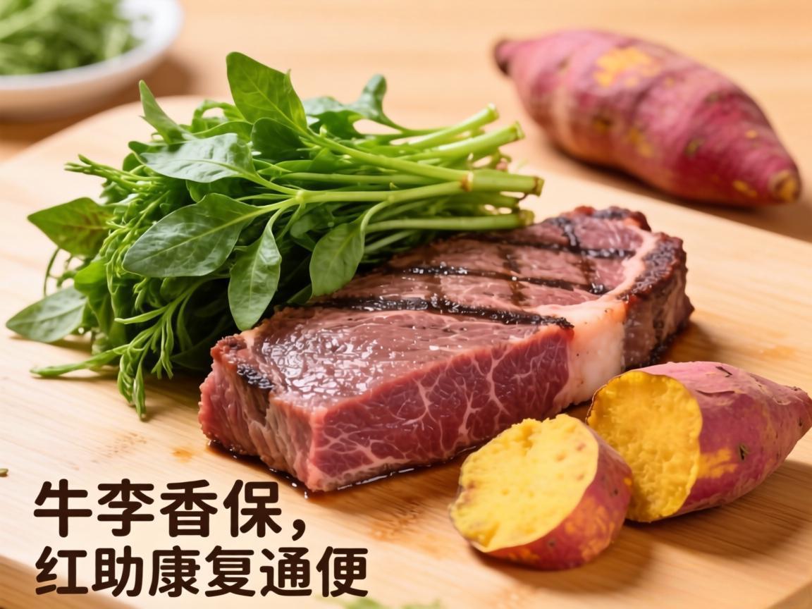 牛肉香椿红薯助康复通便