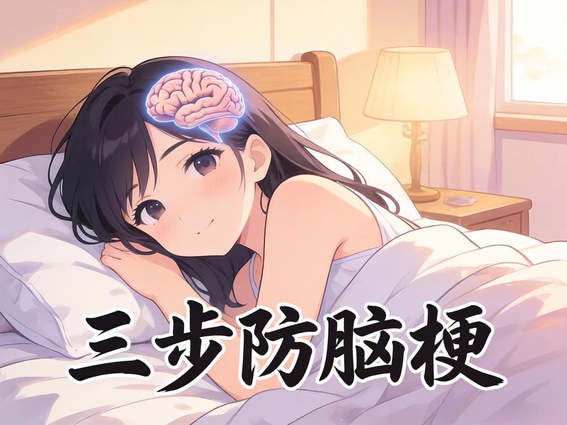早晨起床三步防脑梗