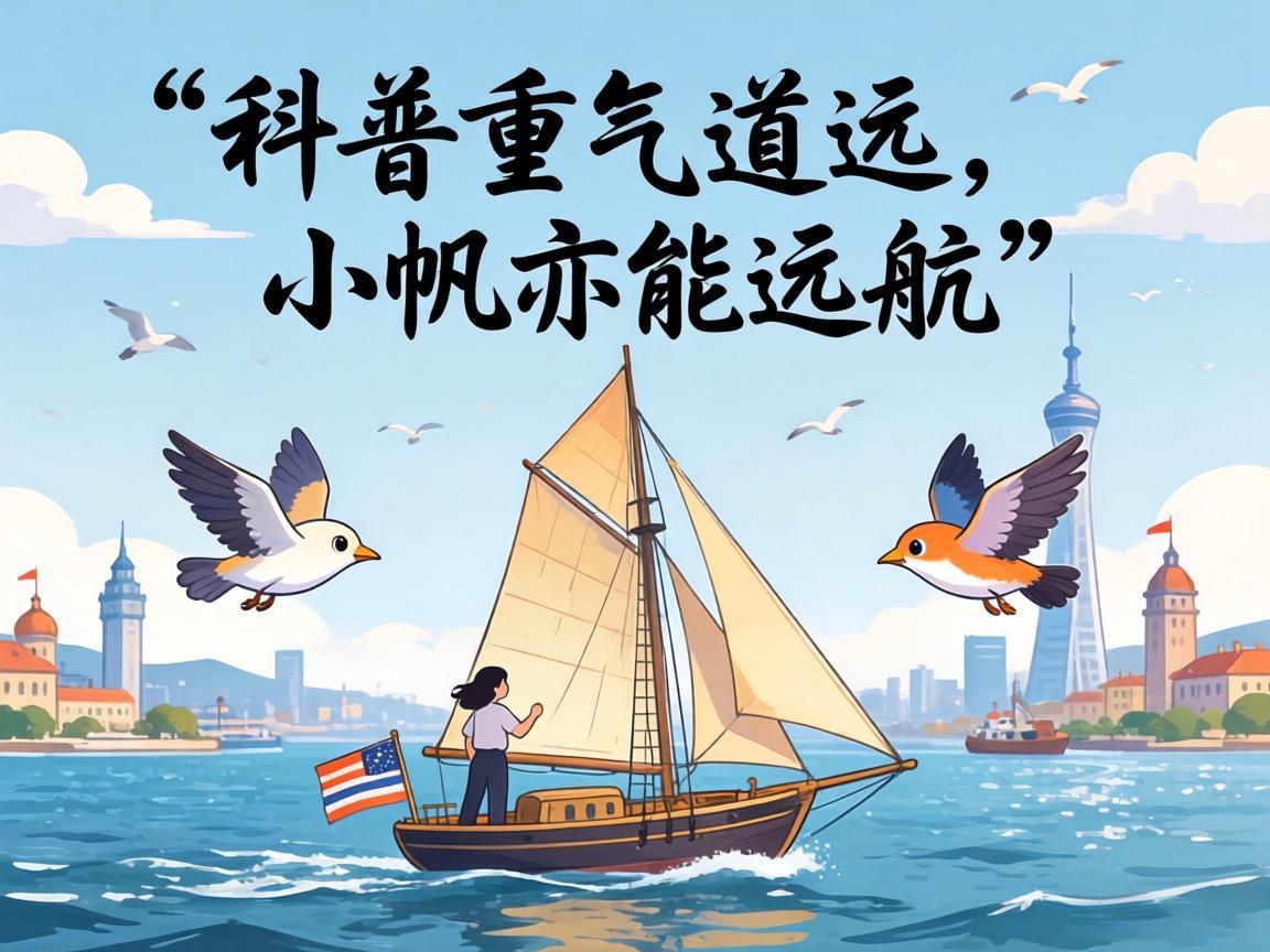 科普任重道远,小帆亦能远航