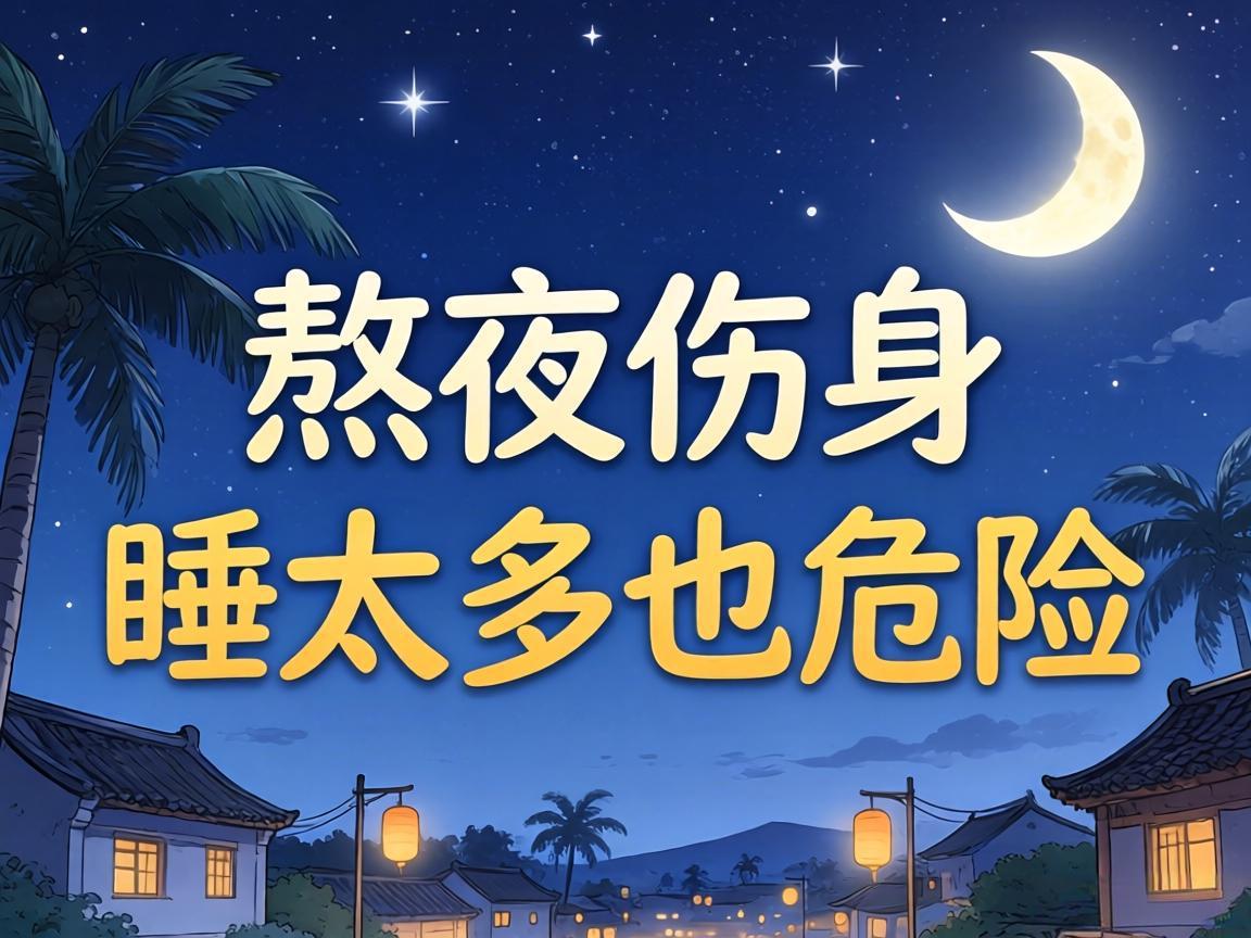熬夜伤身，睡太多也危险