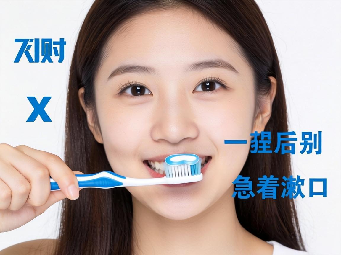 刷牙后别急着漱口