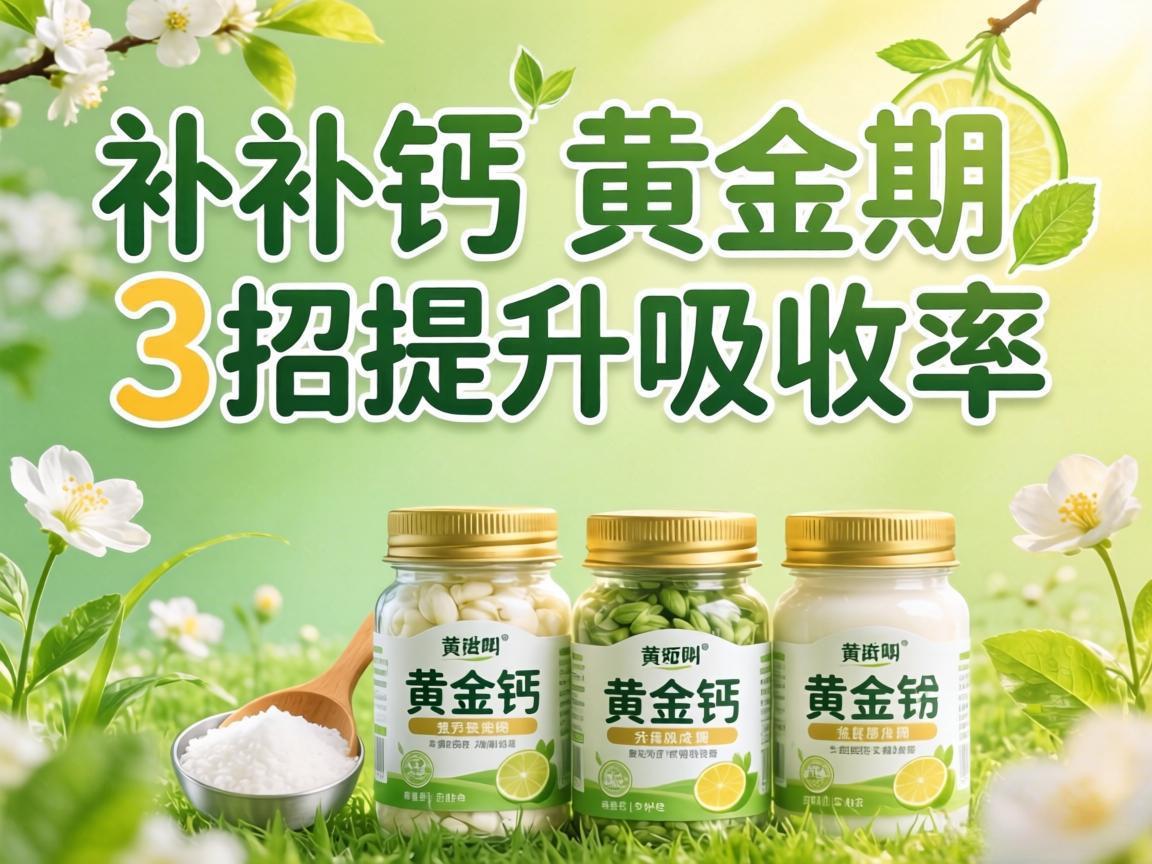 春天补钙黄金期，3招提升吸收率