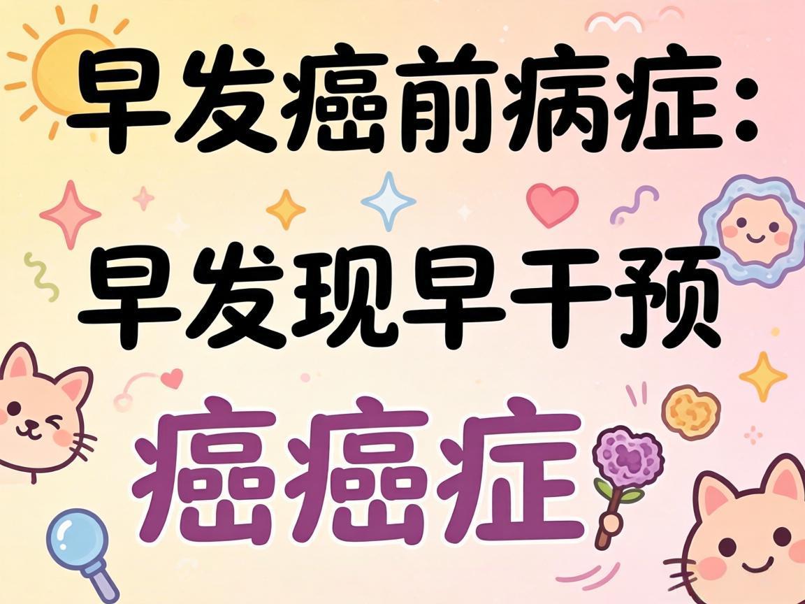 癌前病变：早发现早干预