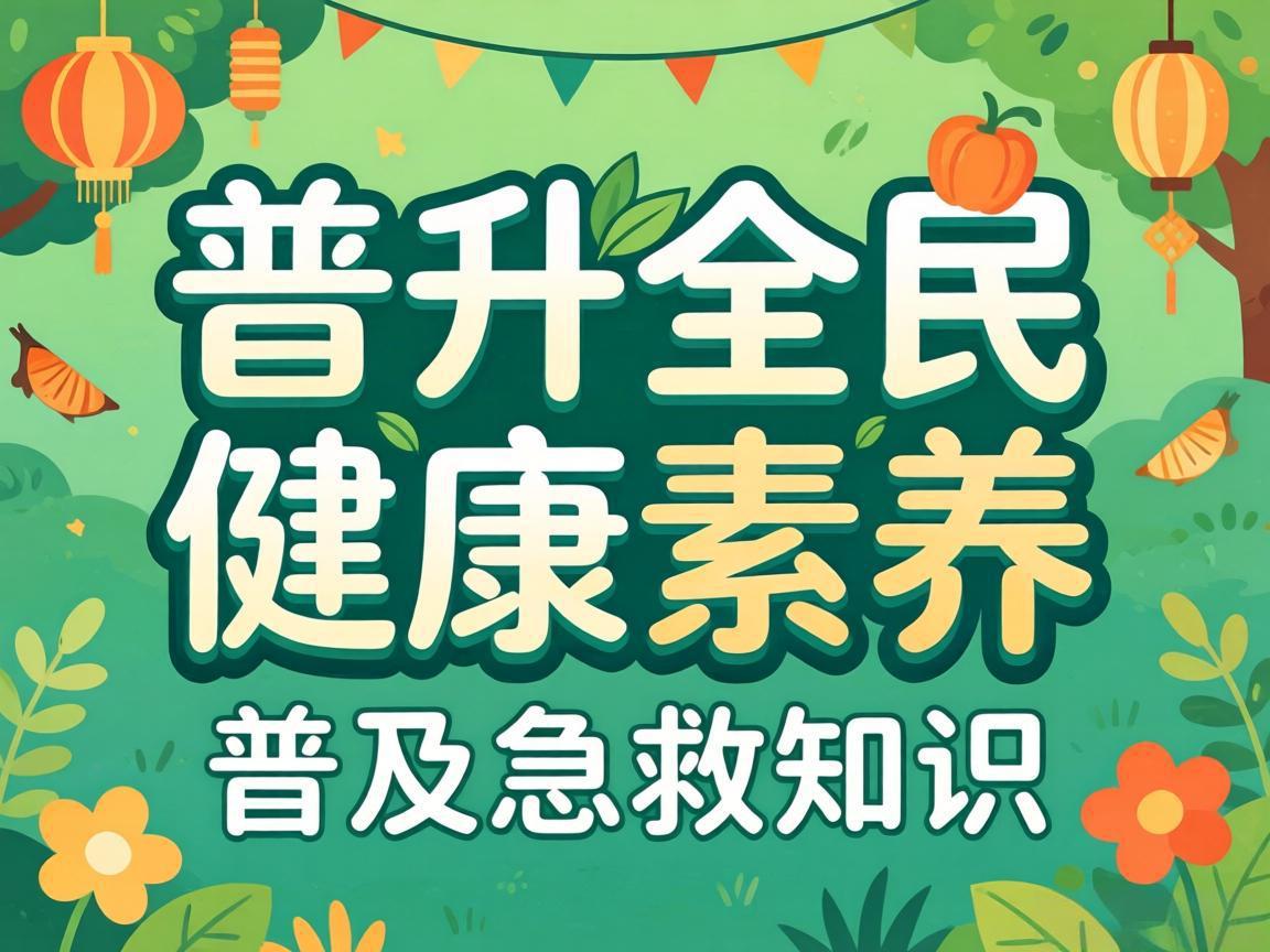 提升全民健康素养，普及急救知识